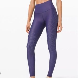 NEW Lululemon Mapped Out High Rise Tight 28" *Camo